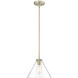Aliza 1 Light 11 inch Modern Gold Pendant Ceiling Light